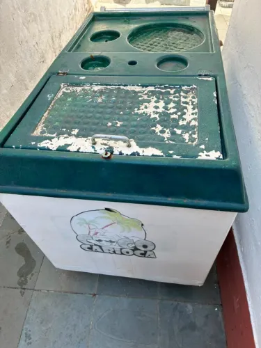 Carrinho para venda de coco