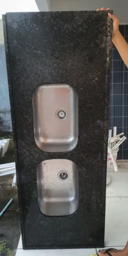 Pia de mármore para cozinha