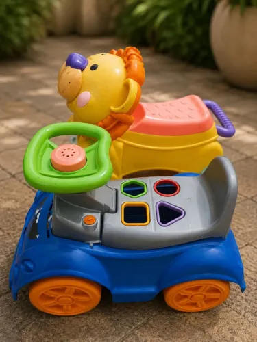 ? Kit com 2 Brinquedos Infantis - Andador + Carrinho de Passeio