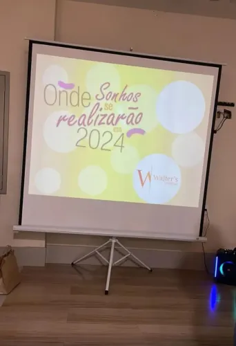 Tela de Projeção com tripé Multilaser 
