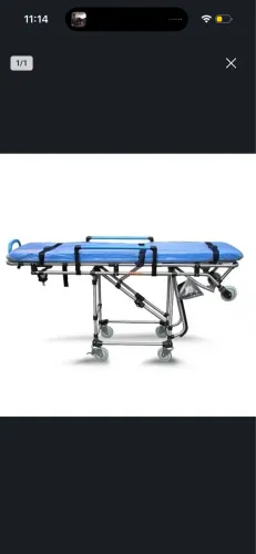 Maca de ambulância para doação