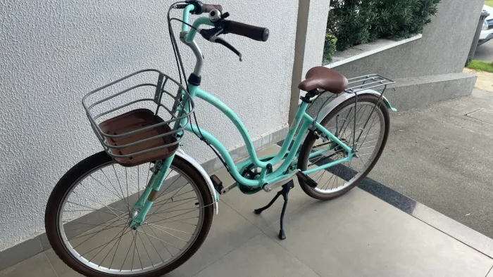 Nathor Bicicleta Aro 26 3v Antonella Verde Aqua