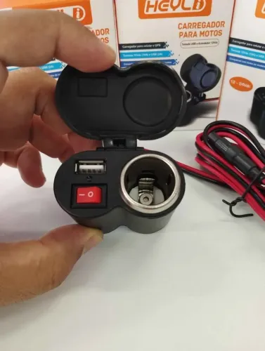 Carregador para celular motocicleta