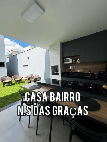 Casa com área gourmet pronta no bairro Nossa Senhora das Graças, pertinho do Centro.