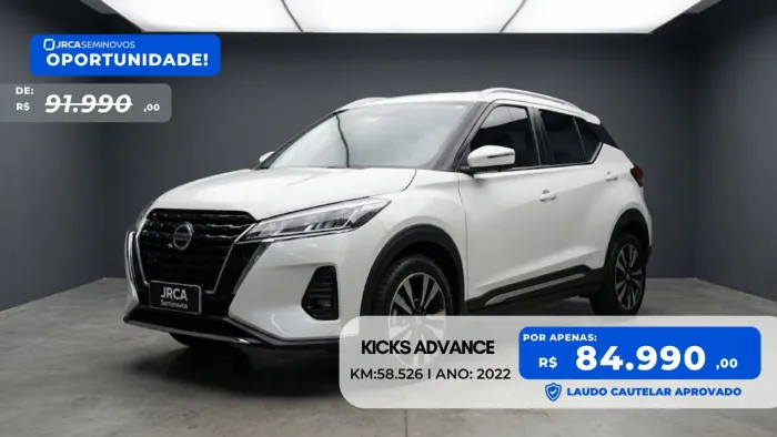 Nissan Kicks Advance 1.6 16V Flex AUT 2022