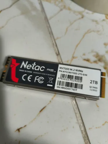 SSD Netac NV7000 2TB NVMe PCIe 4.0 7000MB/s