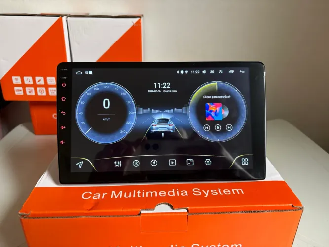 Multimídia 9 polegada Android 2ram 32g CarPlay YouTube Netflix wifi Waze Bluetooth