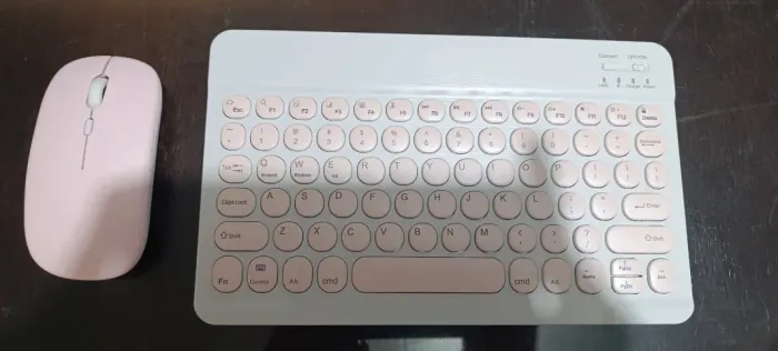 Teclado e mouse para tablet/celular
