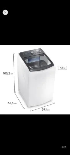 Máquina de lavar roupa 14,5kg