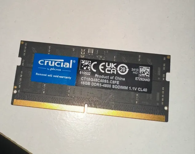 Memória ram 16gb DDR5 4800MHZ