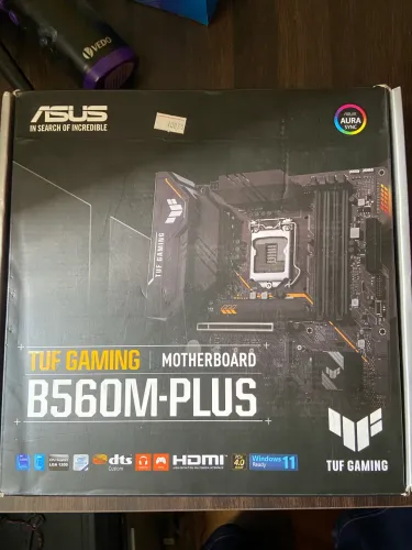 Placa mãe Asus Tuf B560M-Plus LGA1200 10ª e 11ª geração.