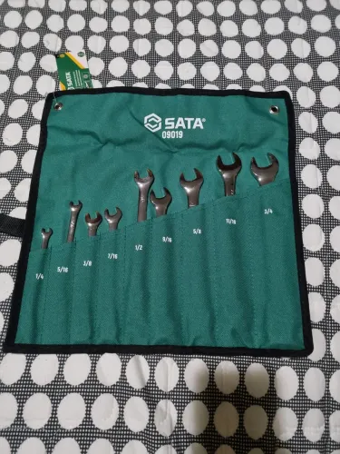 Chave Sata Polegadas Fixa 9 Pecas Maleta