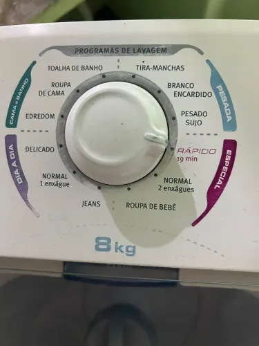 desfaço máquina lavar Eletrolux 8kg