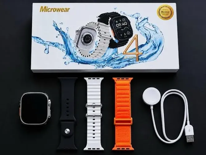 Microwear Ultra 4 49mm Prata Titânio 9.5/10 - Kit Completo + Película