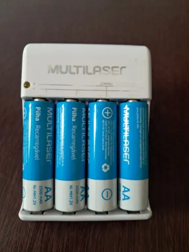 Pilhas recarregaveis multilaser