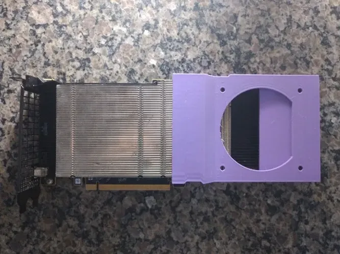 Placa de video AMD Instinct MI 50/Pro VII/Radeon VII 16GB HBM2 com dois suporte cooler