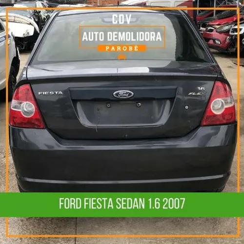Sucata Ford Fiesta Sedan 1.6 2007 Disponível para venda de peças!