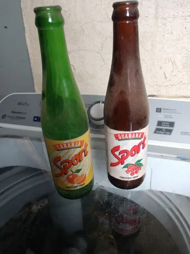 2 garrafas guaraná sport colecionadores 