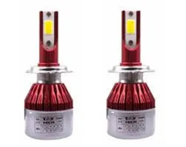 Par Lampada Ultra Led H8 Farol Alto Baixo Forte 8000 Lumens - Tay Tech