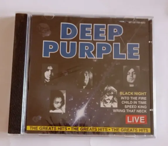 Cd Deep Purple Live The Greats Hits Original ( Lacrado )