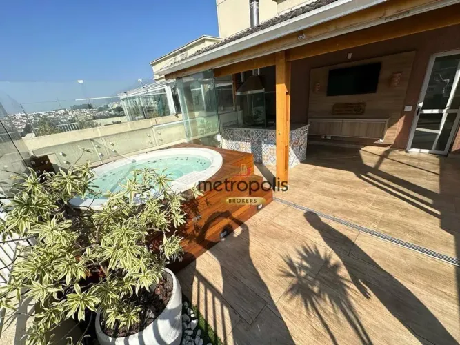 Cobertura à venda, 168 m² por R$ 1.807.000,00 - Jardim São Caetano - São Caetano do Sul/SP