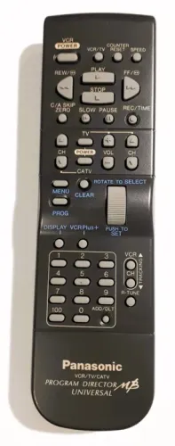 Controle Remoto Vcr/ Tv/ Catv Panasonic Mod. VSQS1448 Original Usado