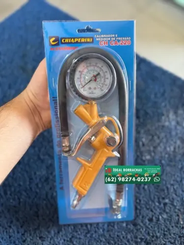 Calibrador c/ regulador medidor de pressao 220psi