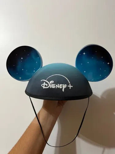 Par de orelhas de Mickey - Azul e Preto D23 Brasil