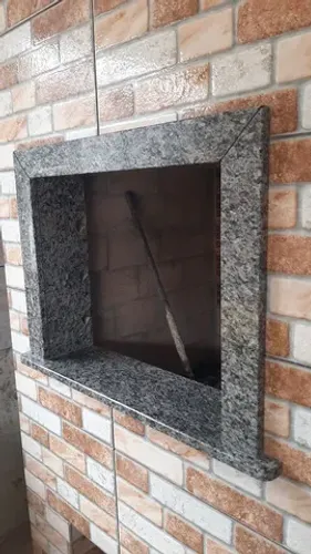 Acabamento para Bocas de churrasqueira e fogão a lenha. 