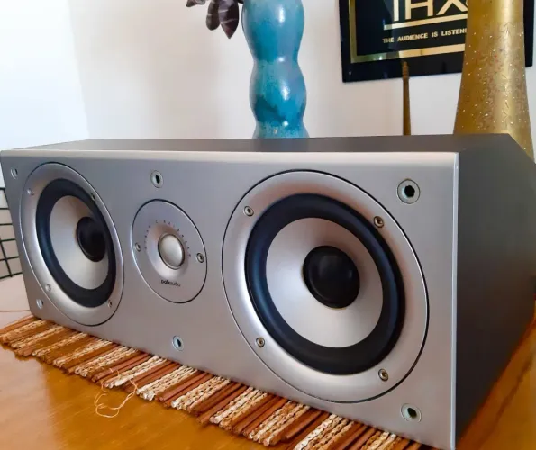 Caixa central POLK CS-1 125W 89dB 8ohms Acesse: WWW.BASSOFFICEHT.COM.BR