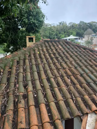Seu Telhado Novo de Novo ? Lavagem e Pintura Profissional!