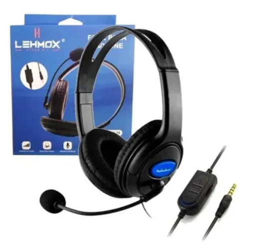 Fone de Ouvido Headset Gamer Lehmox Ley-35 Para PS4 e X-One