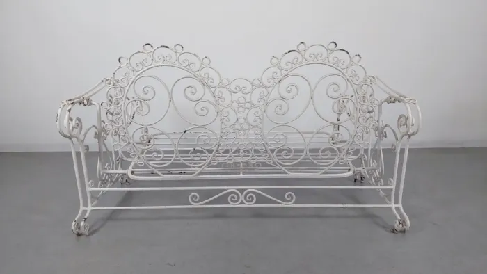 Banco namoradeira de balanço década de 50