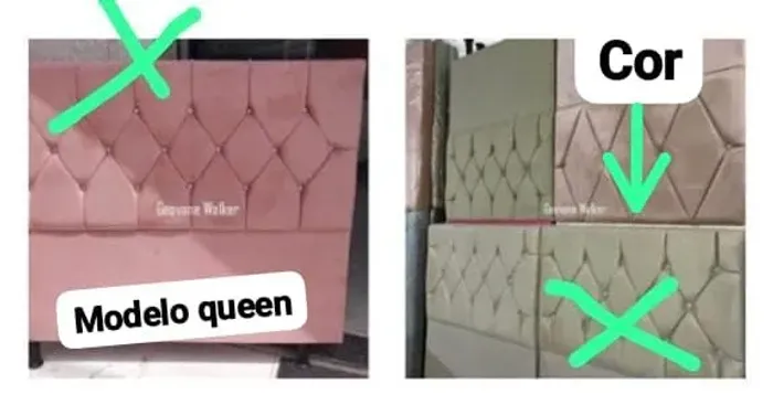 Cabeceira Queen Estofada com Design Elegante