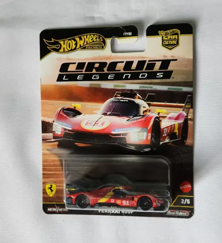 Miniatura Hot Wheels Premium Ferrari 499P WEC Le Mans