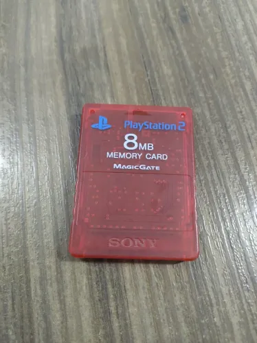 Memory Card 8MB Red PlayStation 2 Original Sony