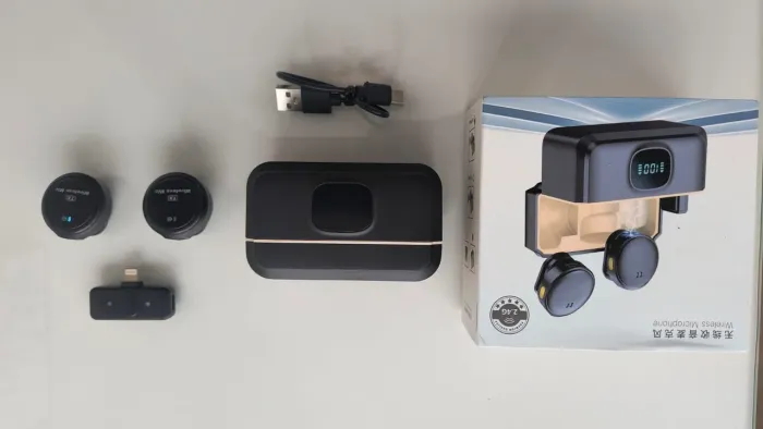 Microfone Sem Fio para Celular - Gravação de Áudio de Alta Qualidade
