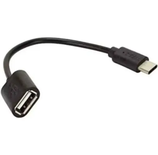Cabo Adaptador OTG USB Tipo C para Pendrive, Teclado, Mouse - USB 3.0