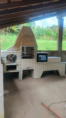 4 em 1 churrasqueira, forno, fogão e forno de pizza! Melhor preço e qualidade!!