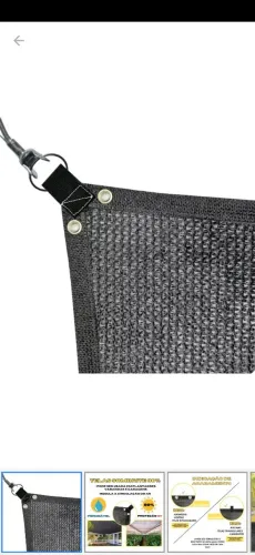 Tela Sombrite 80% - Proteção UV - 4×4m