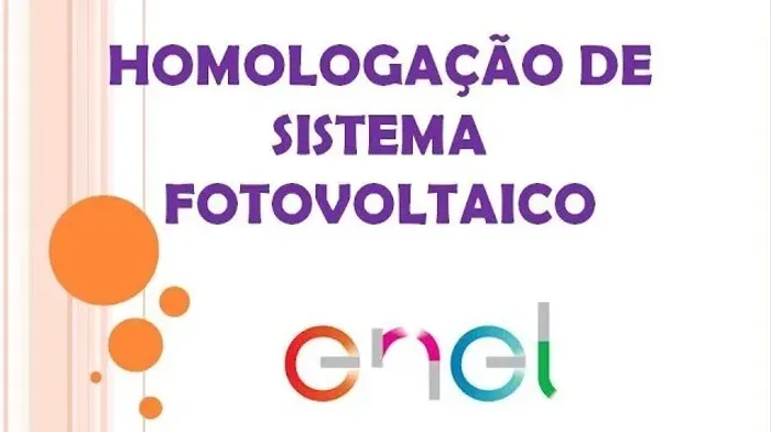 PROJETO E HOMOLOGAÇÃO DE ENERGIA SOLAR ENEL