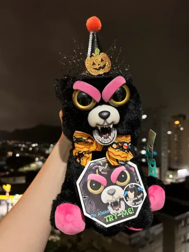 Pelúcia Feisty Halloween Br Machine - Urso Faz Caretinha