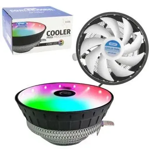Cooler Processador Fan 120mm 1500rpm Rgb G-vr301 Revenger