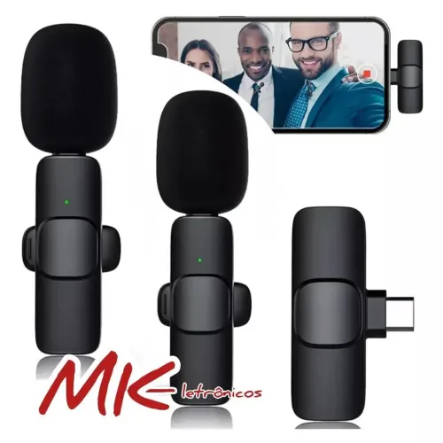 Microfone Lapela  Bluetooth  - Qualidade Profissional 