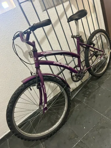 Bicicleta lilás aro 24