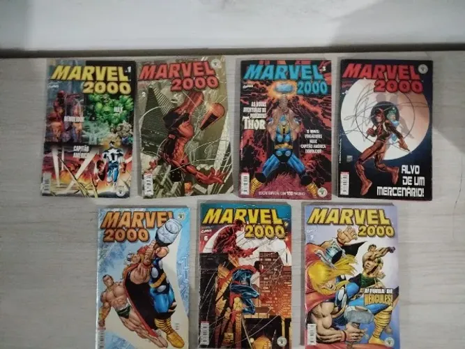 HQ Quadrinhos Marvel 2000 (completo, em 7 edições)