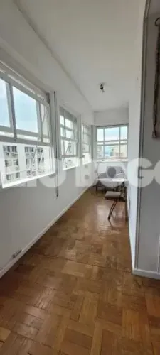 Excelente sala 2 quartos varanda interna andar alto