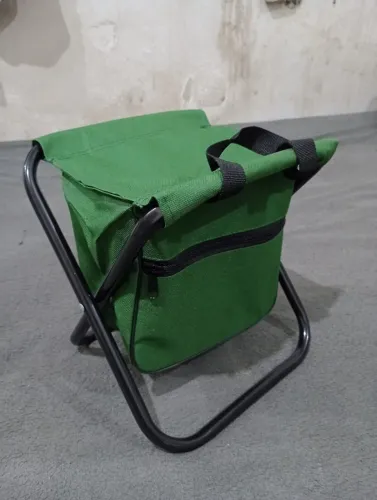 banco cadeira camping pesca praia dobravel com bolsa 25cm alt / 22cm larg