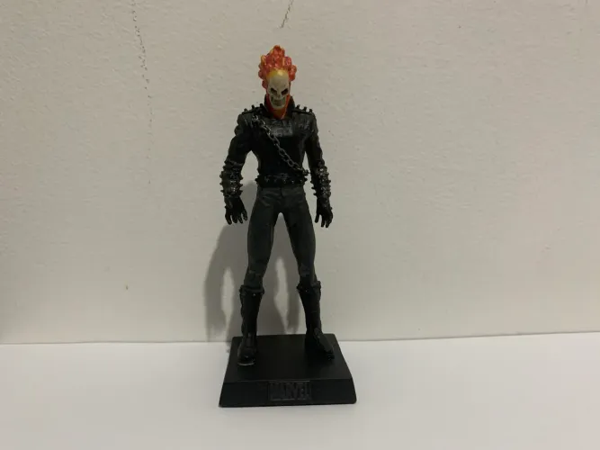 Miniatura colecionável Eaglemoss - Motoqueiro Fantasma Marvel