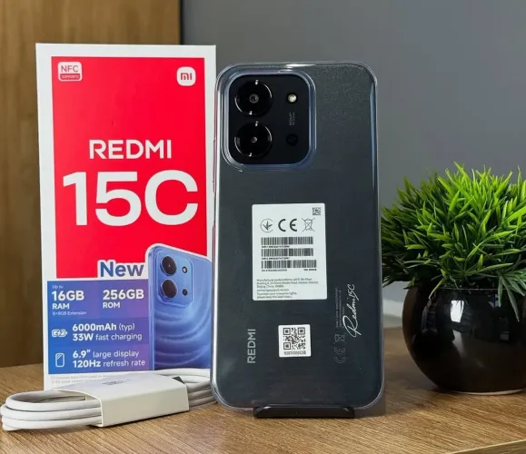Celular Redmi 15c 256GB /08GB RAM Entregamos Grátis Preto 